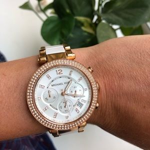 Michael Kors Gold & White Women’s watch